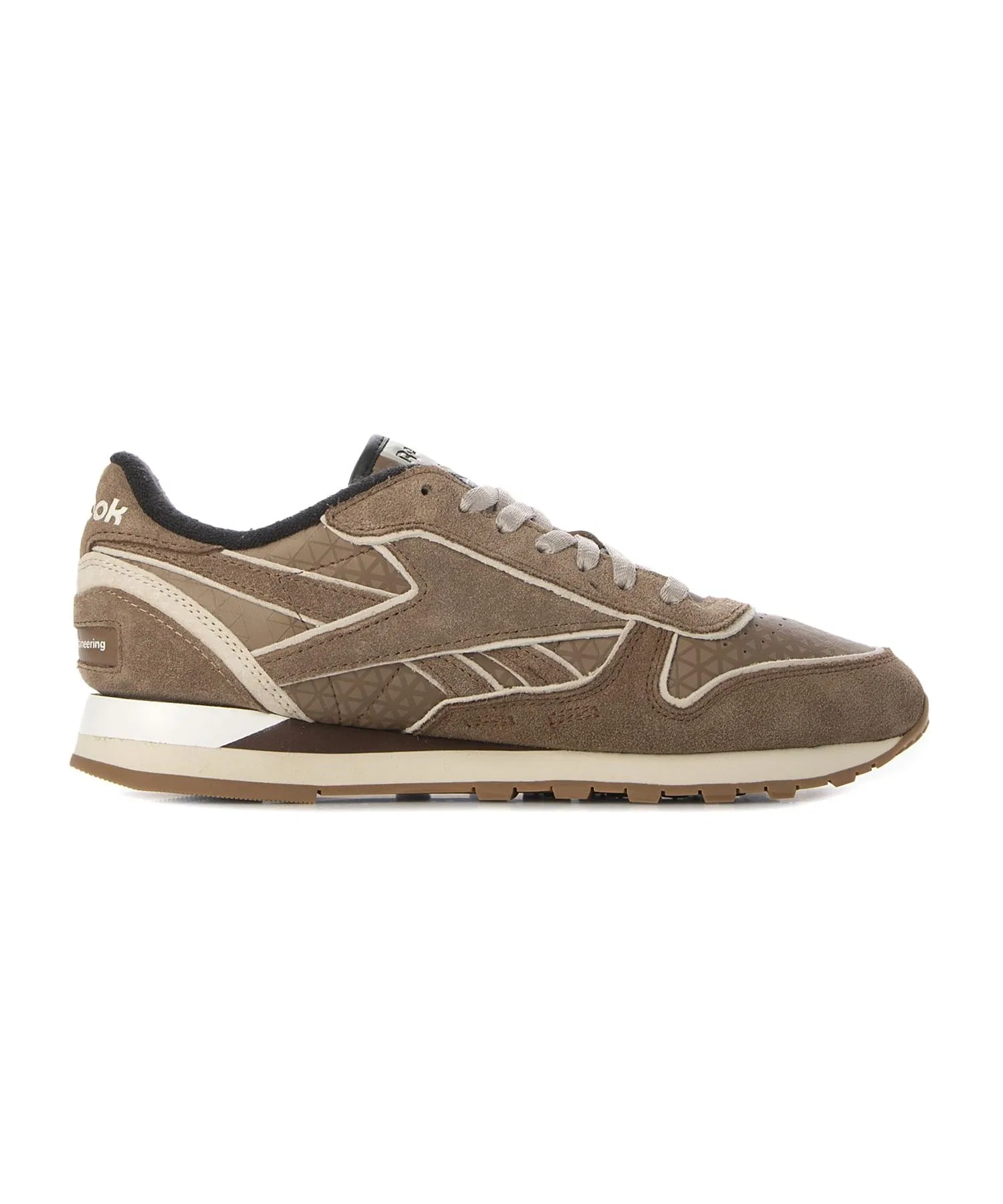 Унисекс кожаные кроссовки CLASSIC LEATHER Reebok коричневые — фото 2