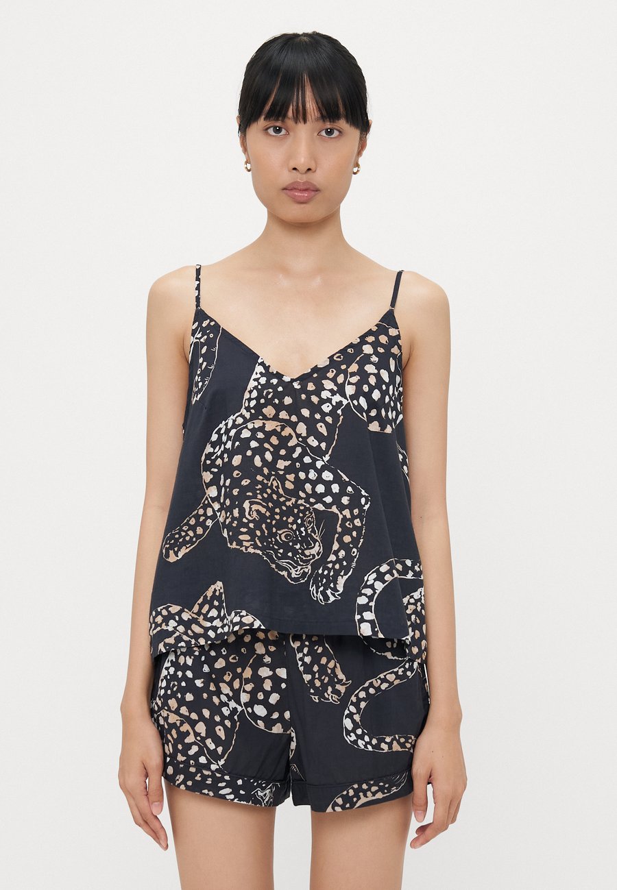 

Пижамный комплект Desmond & Dempsey WOMENS CAMI SHORTS, Navy/Blue