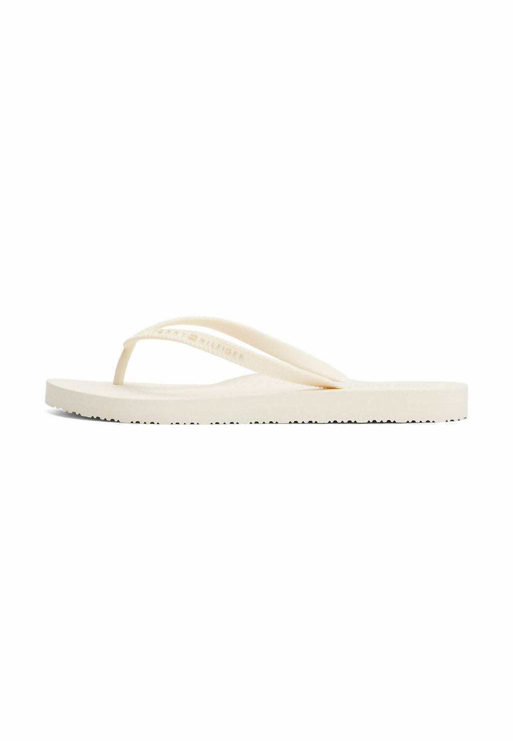 Сандалии с Т-образной застежкой TEXTURED LOGO FLIP-FLOPS - Pool shoes Tommy Hilfiger, белый