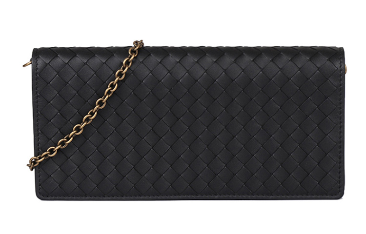 

Bottega Veneta Сумка через плечо из овчины, женская, черная