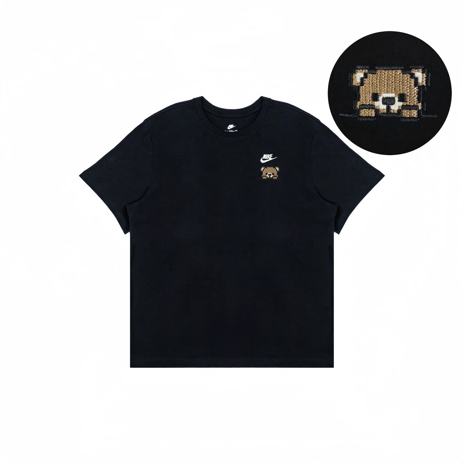 

Nike Повседневная спортивная футболка с круглым вырезом и короткими рукавами, унисекс, черная, Черный, Nike Повседневная спортивная футболка с круглым вырезом и короткими рукавами, унисекс, черная