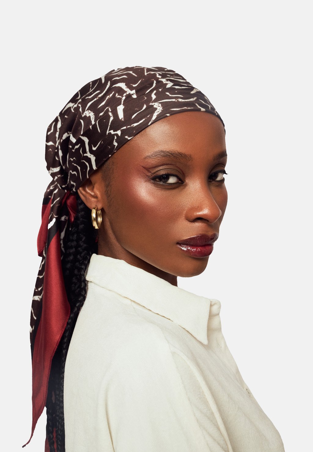

Шарф LAMO SET AfroSchick by Donata, темно-коричневый