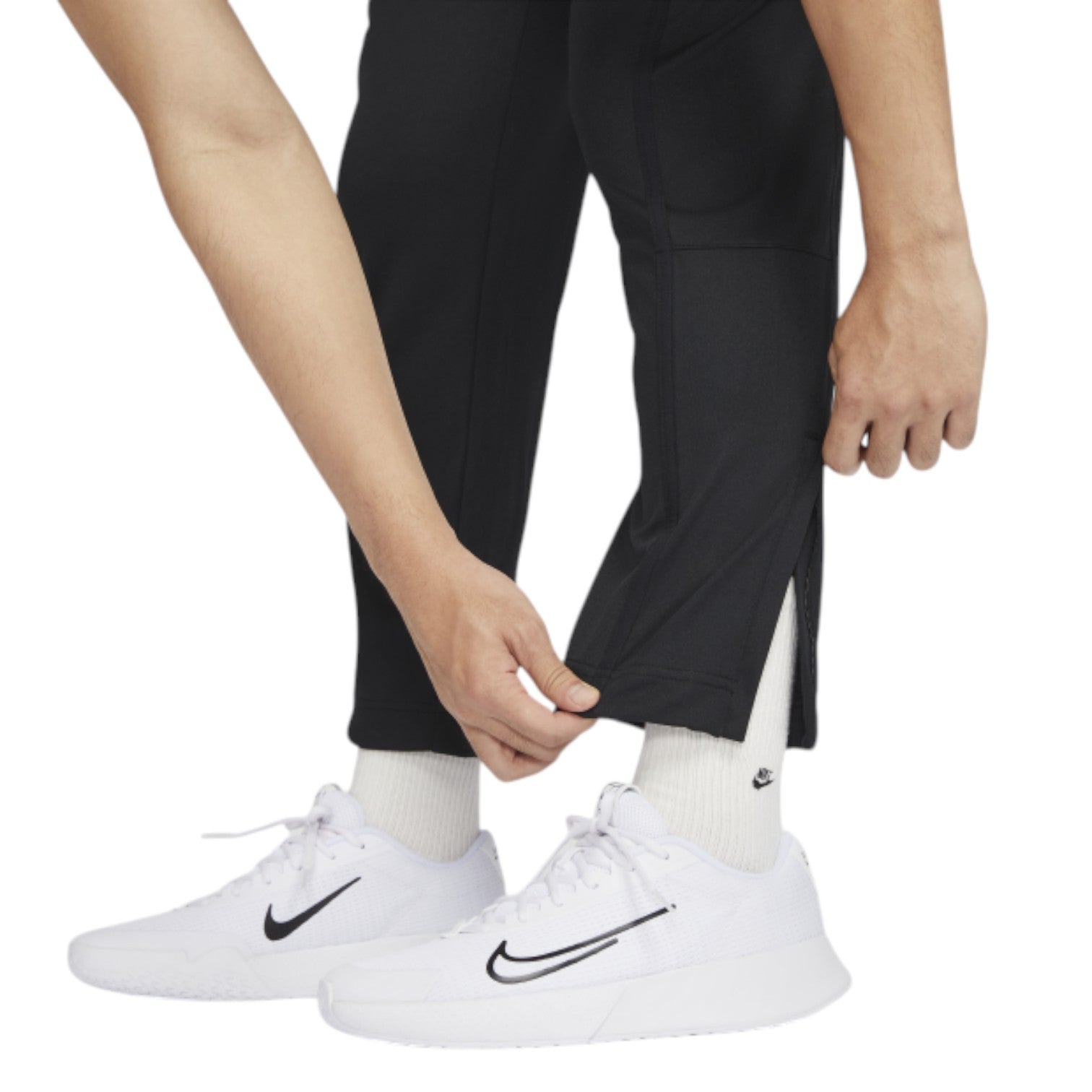 Брюки Nike Court Heritage Tennis Trousers 'Black' — фото 4