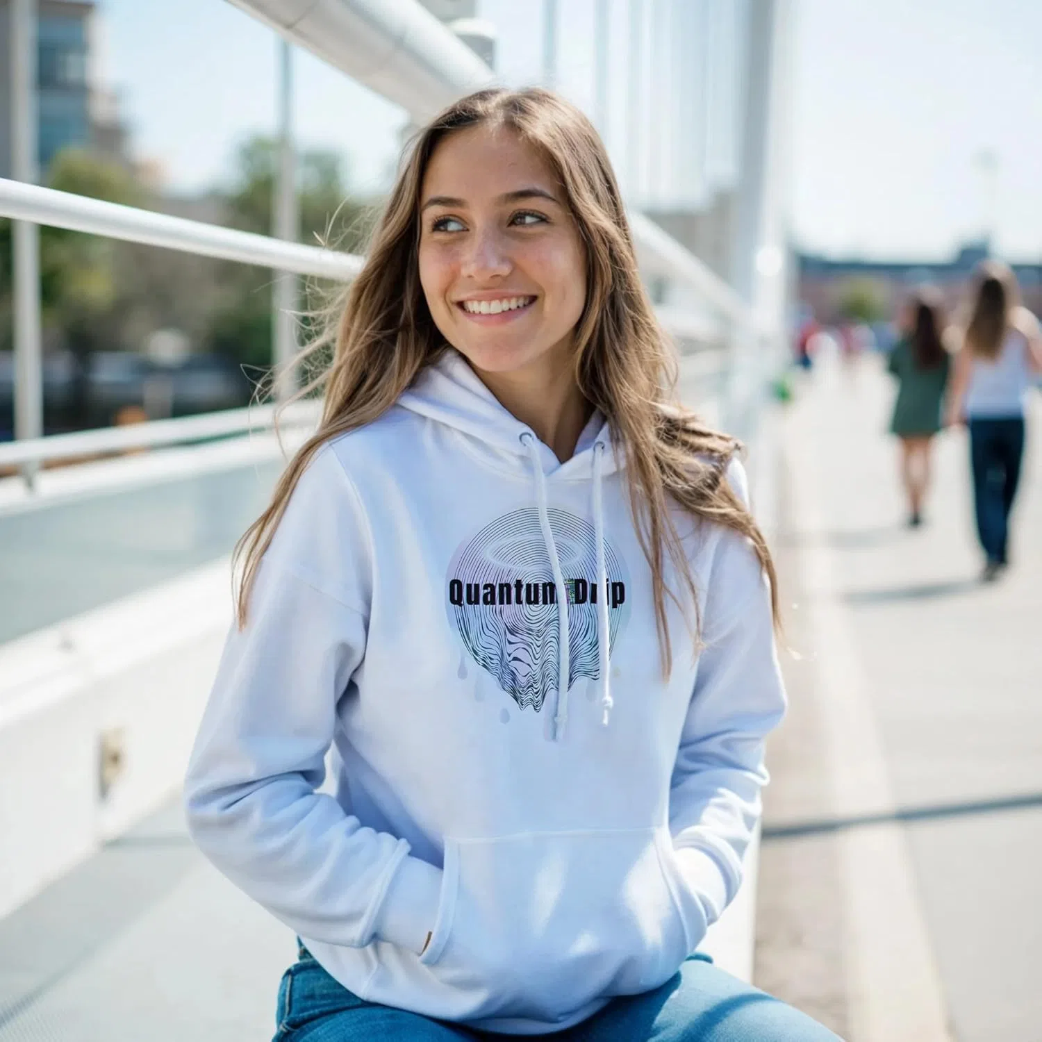 Худи Techcore Streetwear, Emotional Support Pullover, Orchid — фото 3