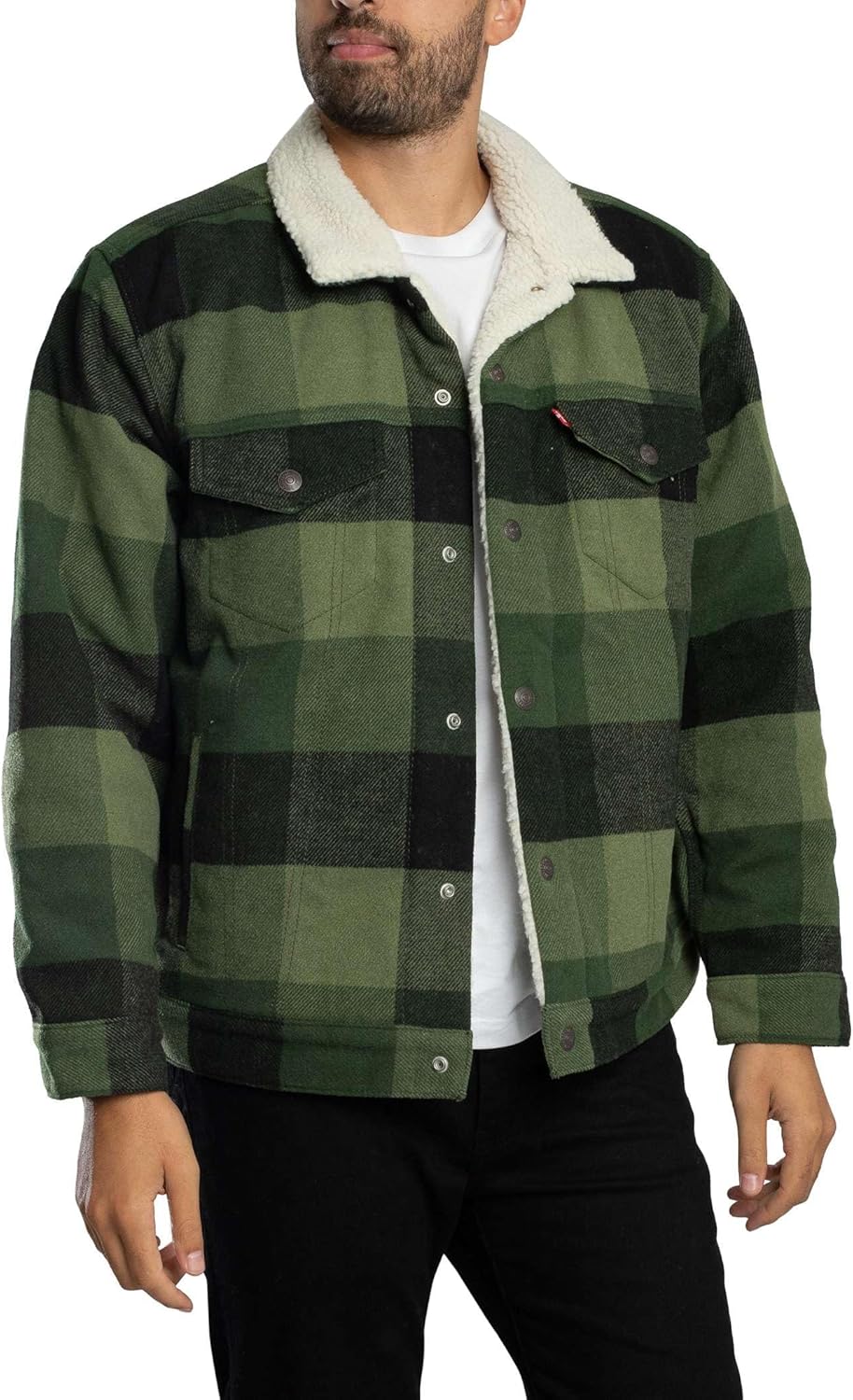 

Мужская клетчатая куртка Levi's свободного кроя, Ларедо, Laredo