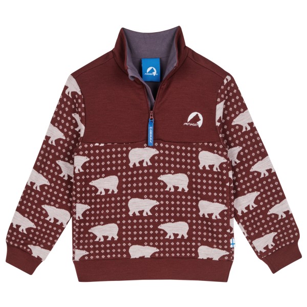

Kid'S masi nordik - шерстяной свитер Finkid, Cranberry