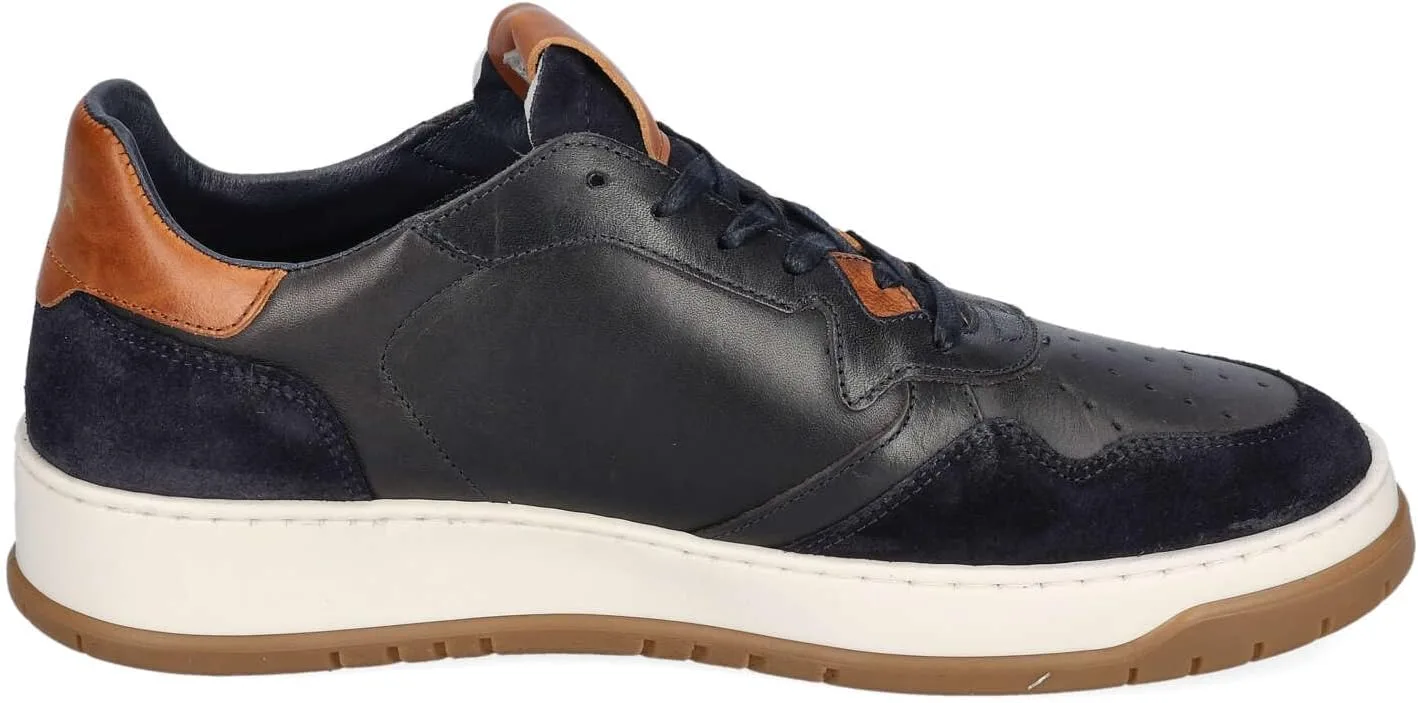 Кроссовки Pantofola d'Oro Sirmione Low Navy/Коньяк Размер EU 42, Темно-синий Коньяк Pantofola D'Oro 1886 — фото 3