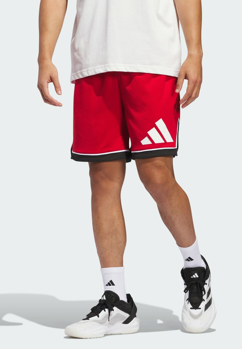 

Спортивные шорты BOS Adidas Performance, красный