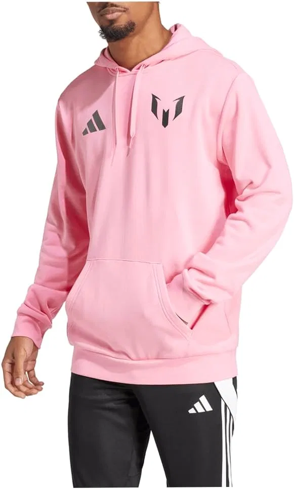 Толстовка Adidas Mens Messi Name & Number Graphic Casual Outerwear Casual - Pink — фото 2