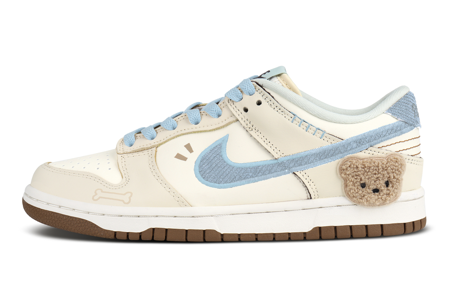 

Nike Кроссовки Dunk Low Top Kids' Skateboarding Shoes Ecru Teenagers