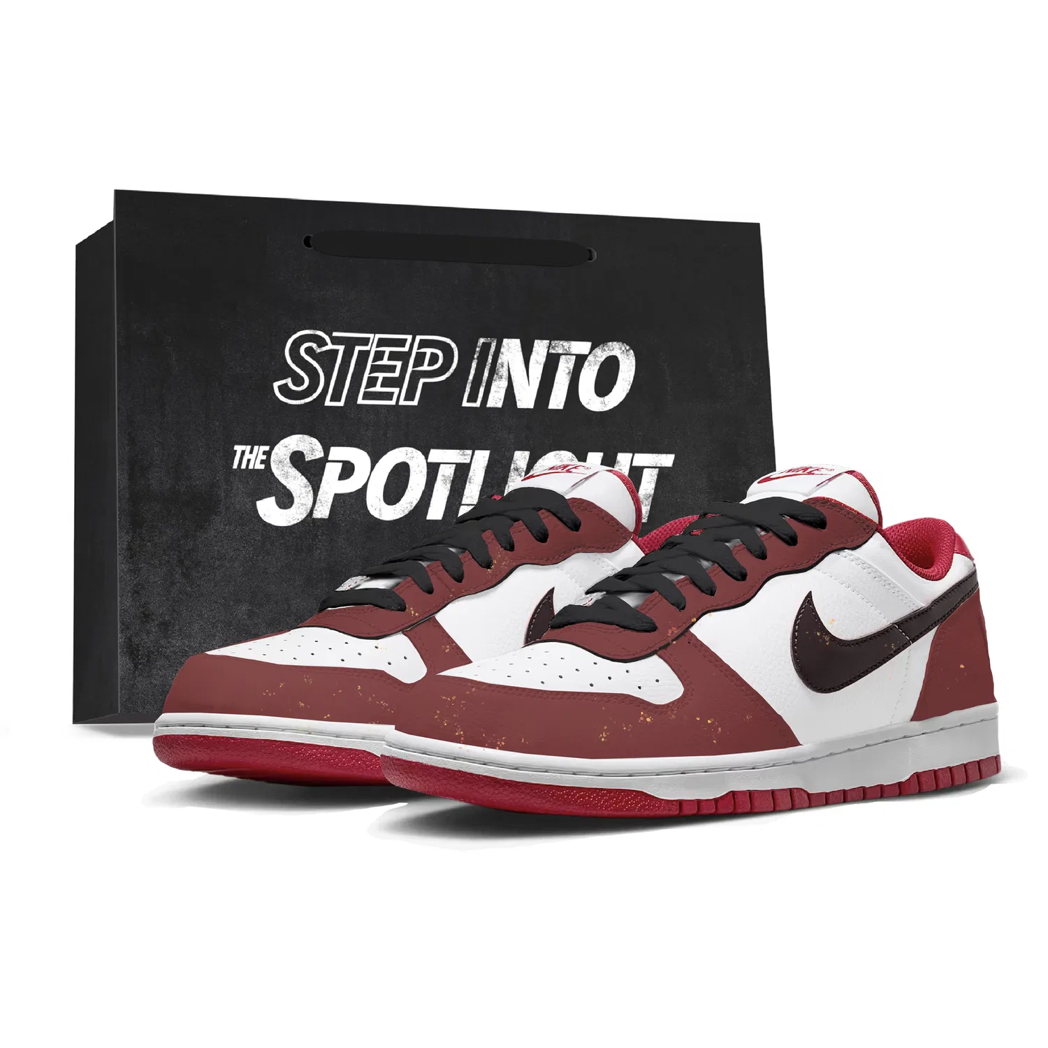 Кроссовки кеды Nike Big Burgundy