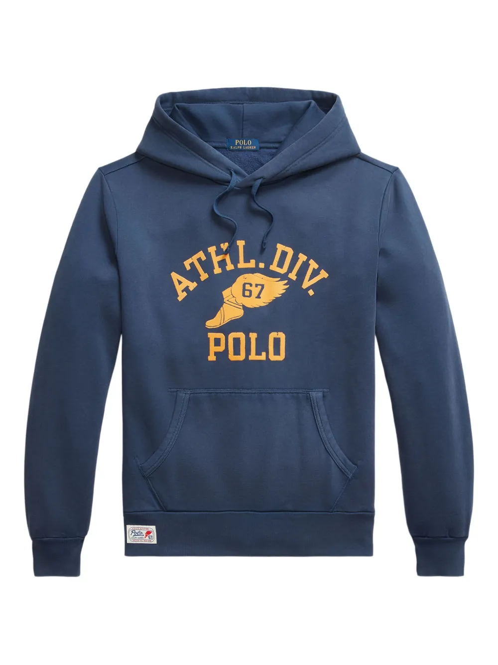 

Худи с графичным принтом POLO RALPH LAUREN, синий