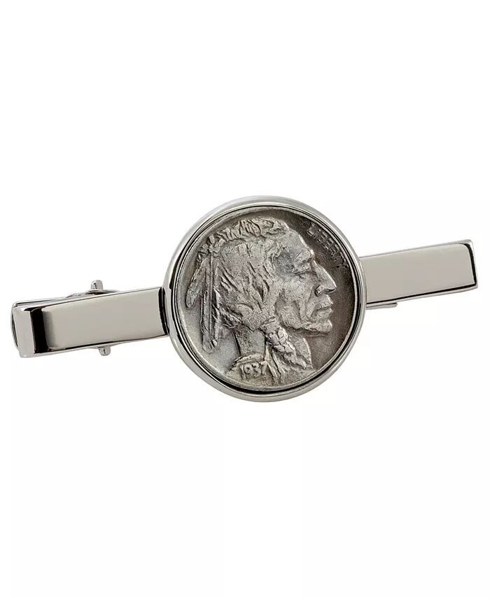 

Зажим для галстука в виде никелевой монеты Buffalo American Coin Treasures