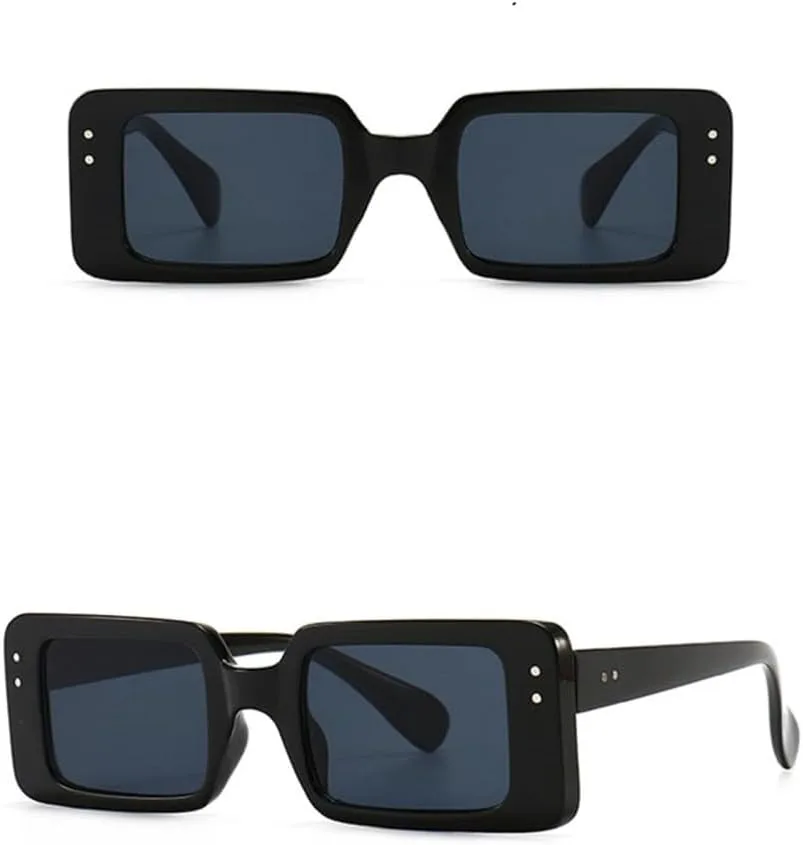 

Солнцезащитные очки Rivet для женщин в винтажном стиле с прозрачной оправой, солнцезащитные очки для мужчин и женщин с защитой от УФ-излучения UV400 VFDHN, C1