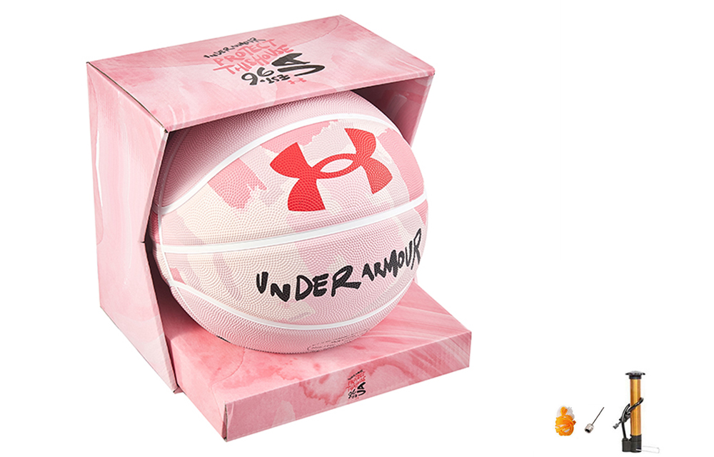 

Under Armour Баскетбольный мяч China Rubber Basketball Sky Pink Size 7 Training Competition Unisex
