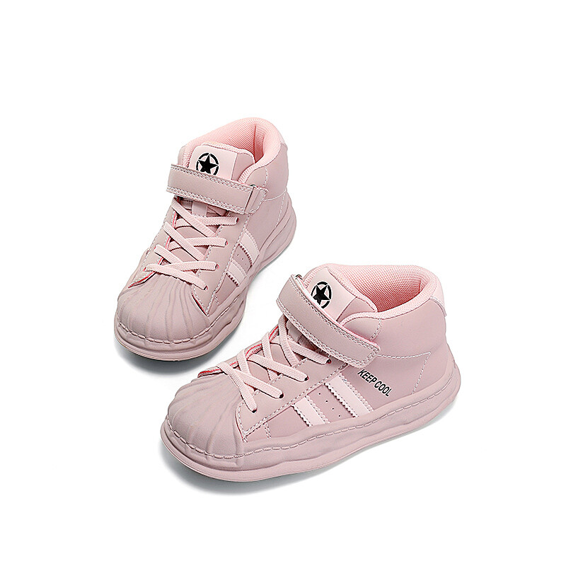 Кроссовки Jeep Kids Skateboarding Shoes Kids High-top Pink, цвет Cherry Blossom Pink — фото 4