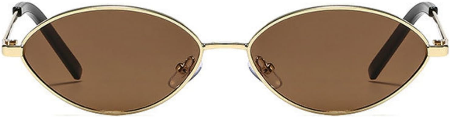 

Willochra Модные солнцезащитные очки в форме многоугольника и ромба для женщин, в стиле ретро, ​​панк, трендовые для мужчин, металлические, «кошачий глаз», солнцезащитные очки UV400, C4