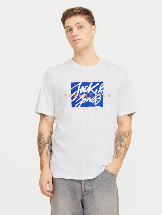 

Футболка стандартного кроя Colton 12268439 Jack&Jones, белый