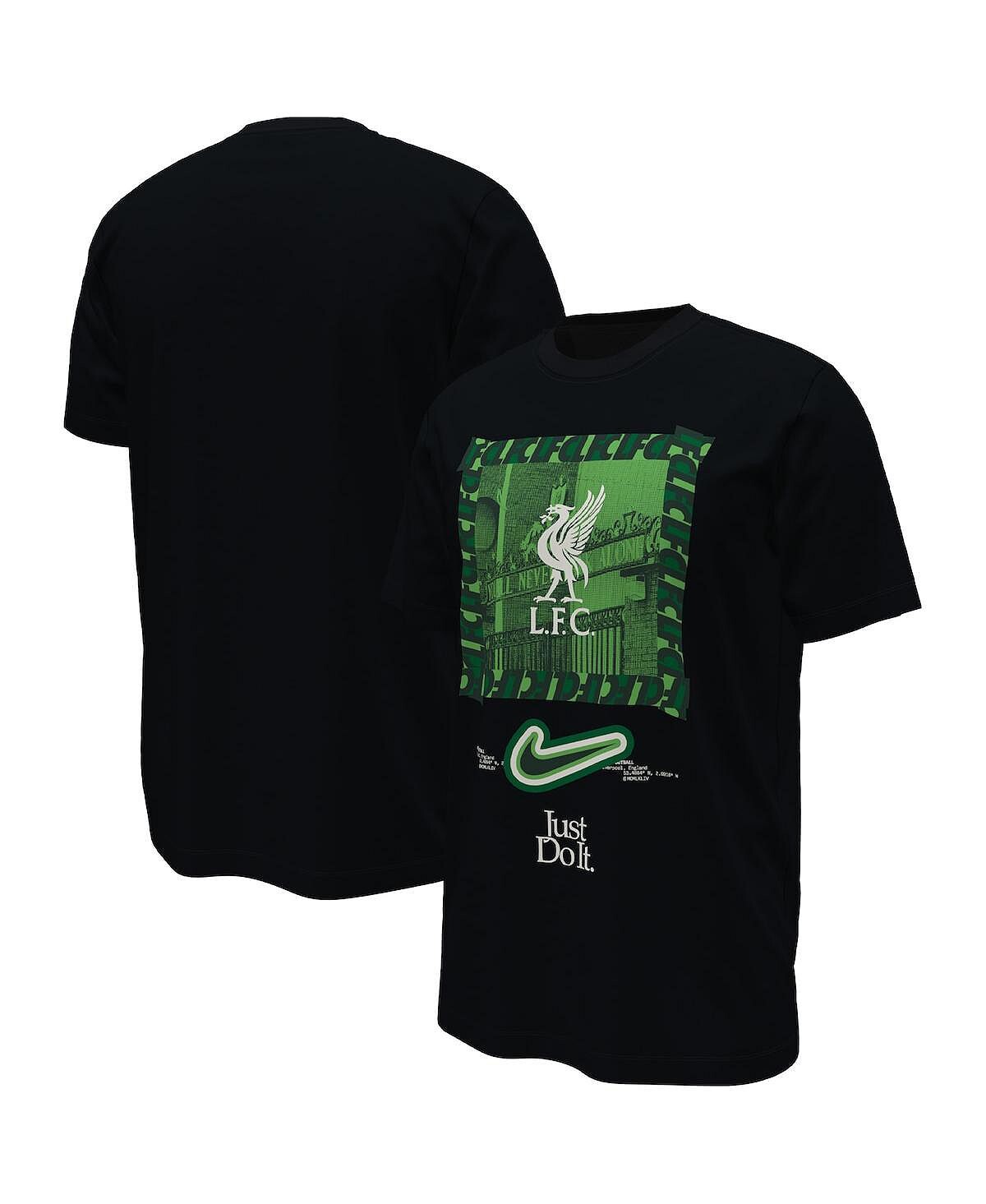 

Мужская черная футболка Liverpool DNA Nike, Черный, Мужская черная футболка Liverpool DNA Nike