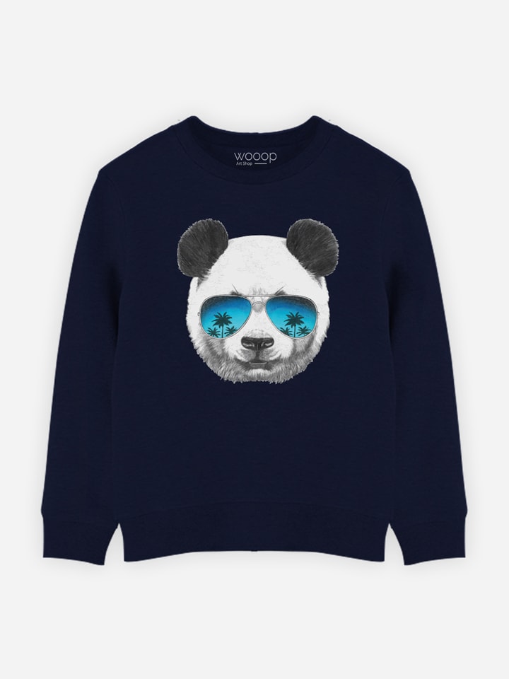 

Толстовка WOOOP Sweatshirt Panda Sunglasses, темно-синий