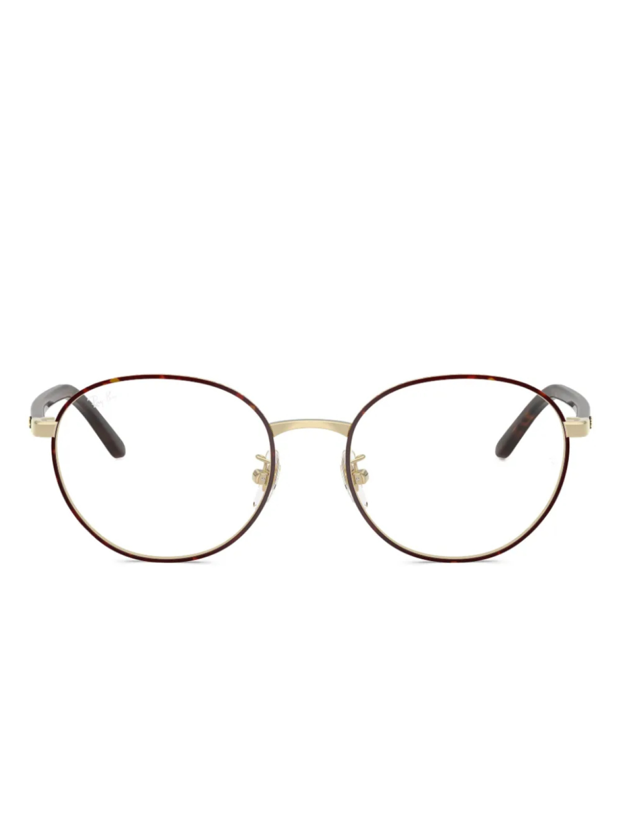

Солнцезащитные очки в круглой оправе Ray-Ban, коричневый