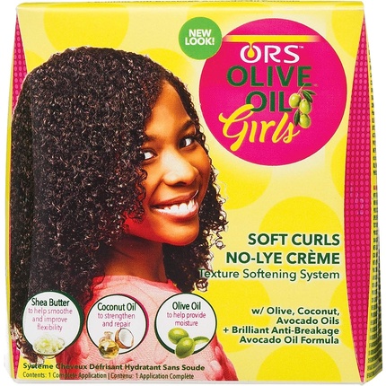 

Система смягчения текстуры крема ORS Olive Oil Soft Curls No-Lye