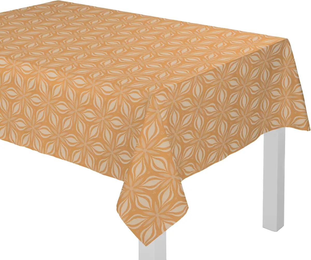 

Скатерть Adam "Retro Floret", экологичная 145х220 см, цвет curry