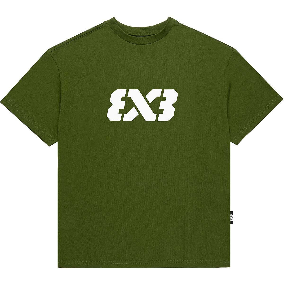 

Футболка с логотипом 3x3, темно-зеленый