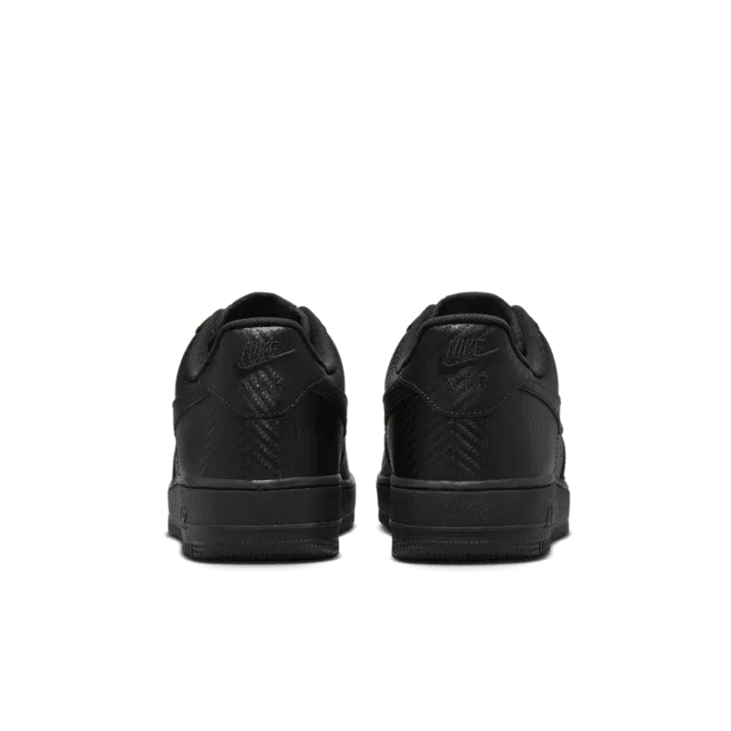 Кроссовки Nike Air Force 1 Low Black Carbon Fiber — фото 4