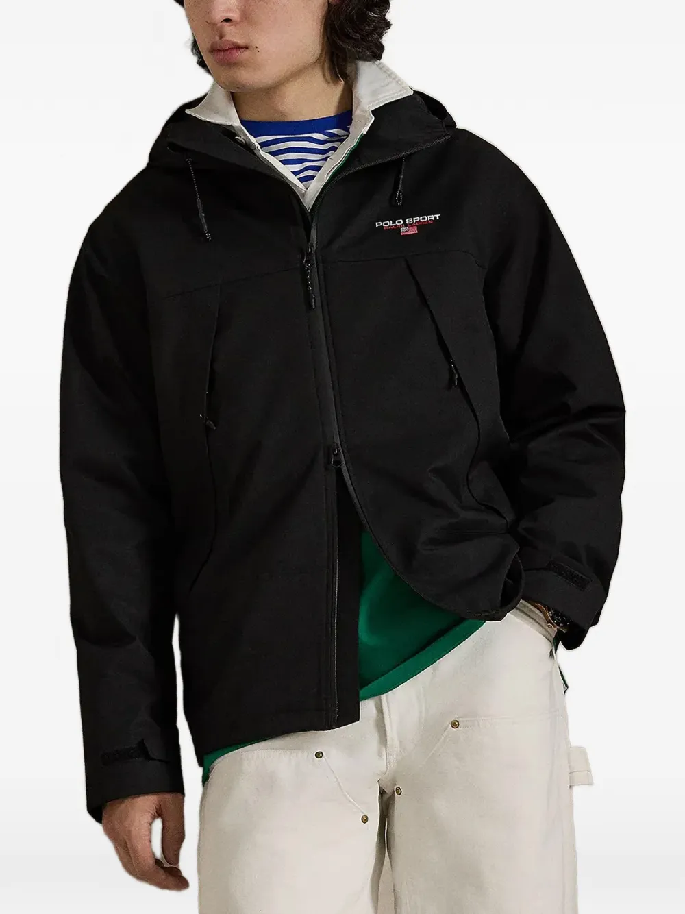 

Куртка Eastview Polo Sport с капюшоном Polo Ralph Lauren, черный