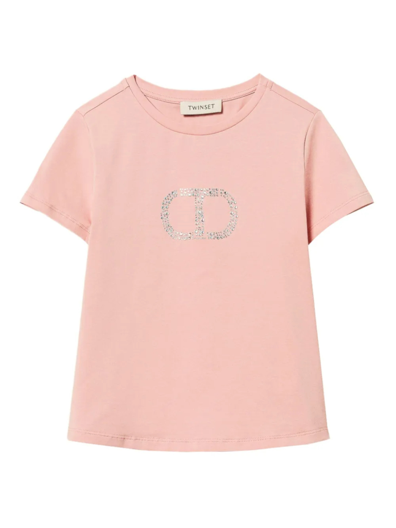 

Футболка с логотипом TWINSET Kids, розовый