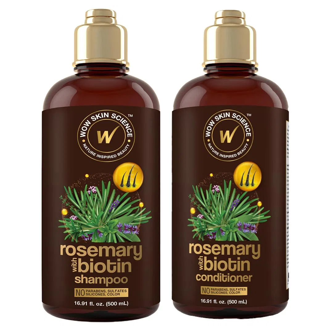 Шампунь и кондиционер для волос с розмарином и биотином «Rosemary with Biotin» от WOW Skin Science Wow Skin Science