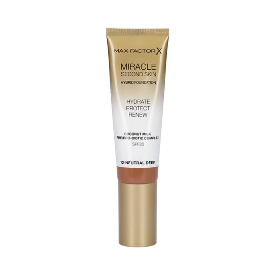 

Увлажняющая основа для лица spf20 012 natural deep, 30 мл Max Factor, Miracle Second Skin