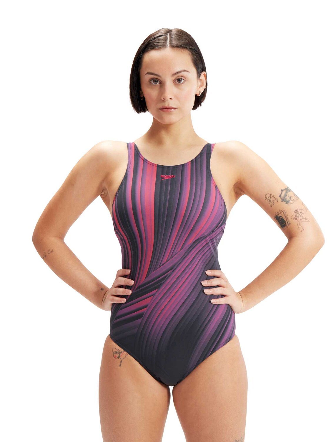 

Цельный купальник Speedo WOMENS SHAPING ENLACE PRINTED, разноцветный