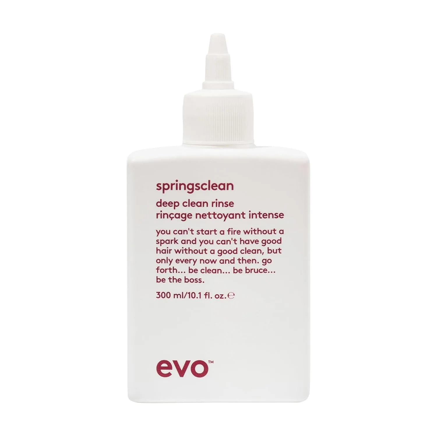 Шампунь EVO Springsclean - глубокое очищение и нежное увлажнение - для естественных блестящих, мягких, кудрявых и волнистых волос. 299 мл (.)