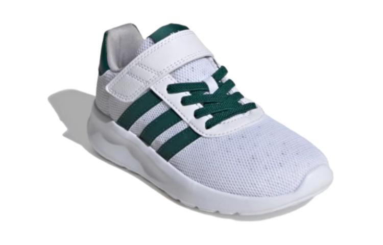 Adidas Lite Racer 3.0 на липучках K 'Белый колледж грин' Adidas Neo, Белый Зеленый — фото 3