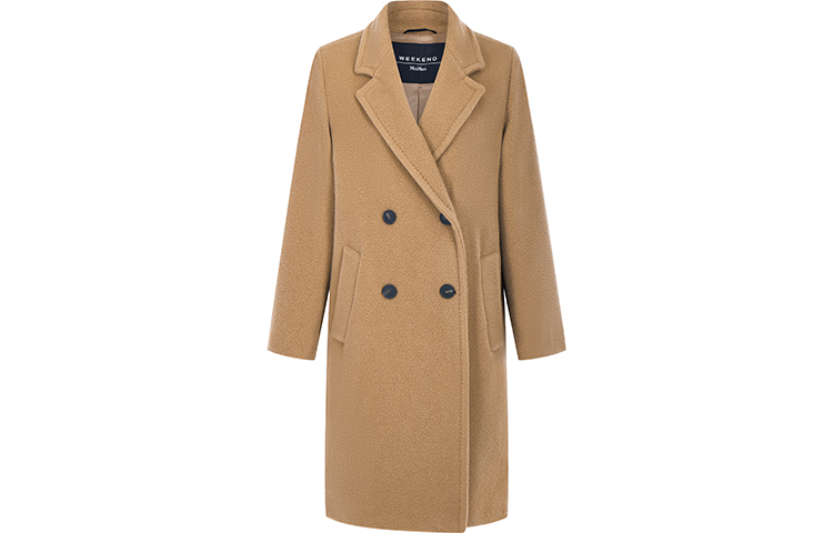 

WEEKEND MaxMara Женское пальто верблюжьего цвета Camel, Camel