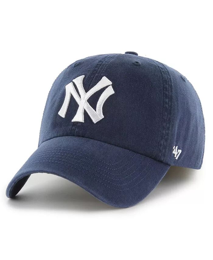 

Мужская темно-синяя бейсболка New York Yankees Cooperstown Collection Franchise Fitted Hat '47 Brand