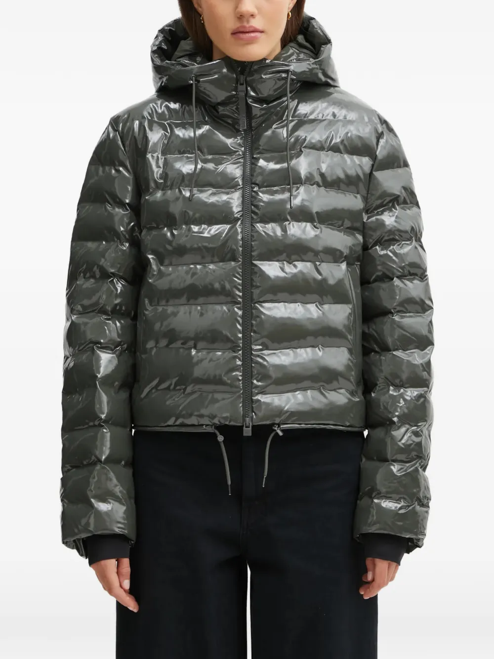 

Стеганая утепленная куртка с капюшоном Lohja W3T2 Rains, серый