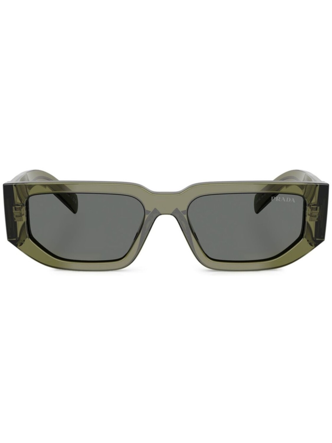 

Солнцезащитные очки с логотипом Prada Eyewear, зеленый