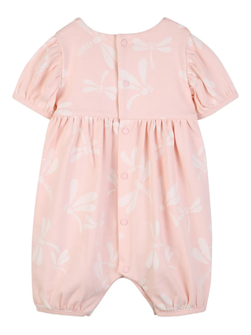 Комплект для новорожденного с принтом Kenzo Kids, розовый — фото 4