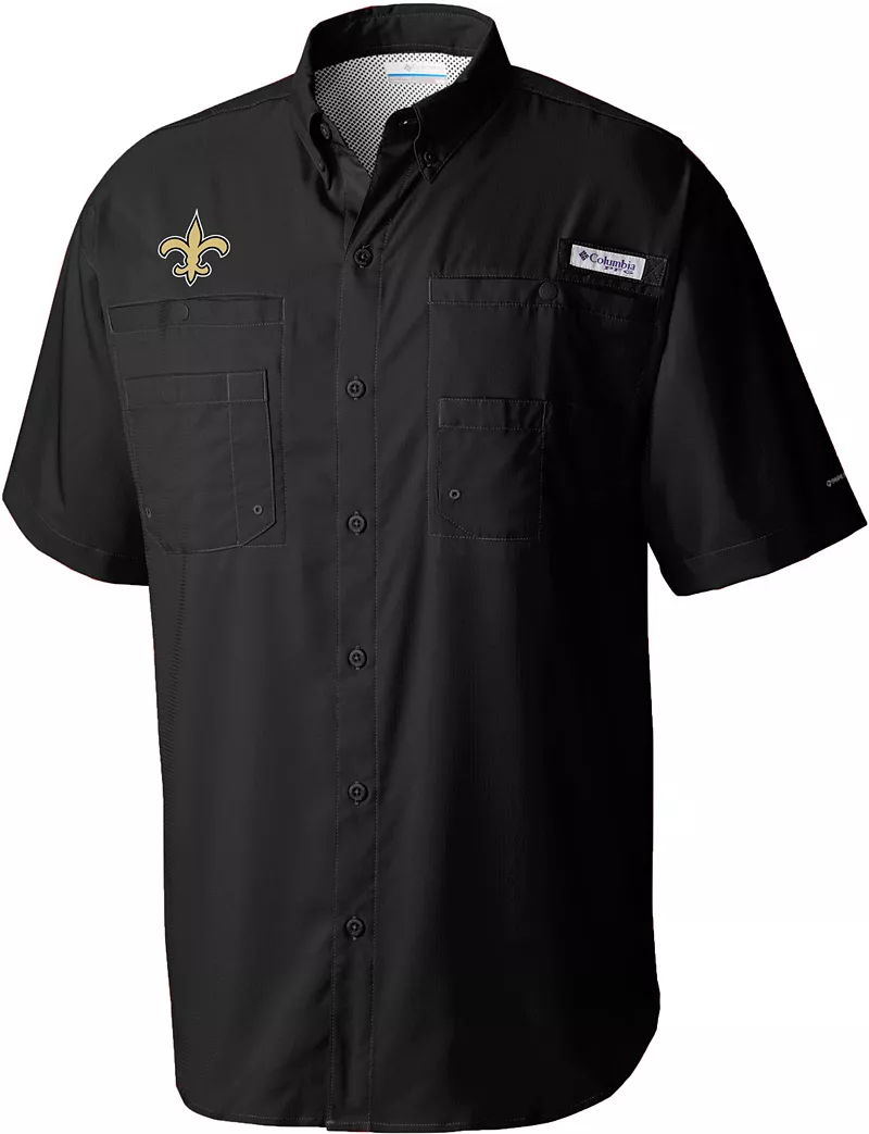 

Мужская черная футболка Columbia New Orleans Saints Tamiami
