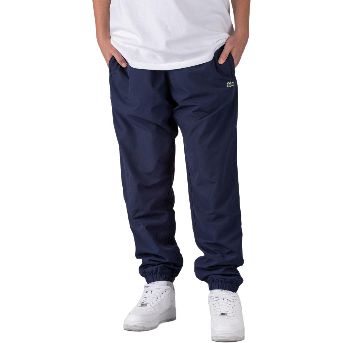 Crocodile Logo patch Fleece Track Pants LACOSTE, синий — фото 4