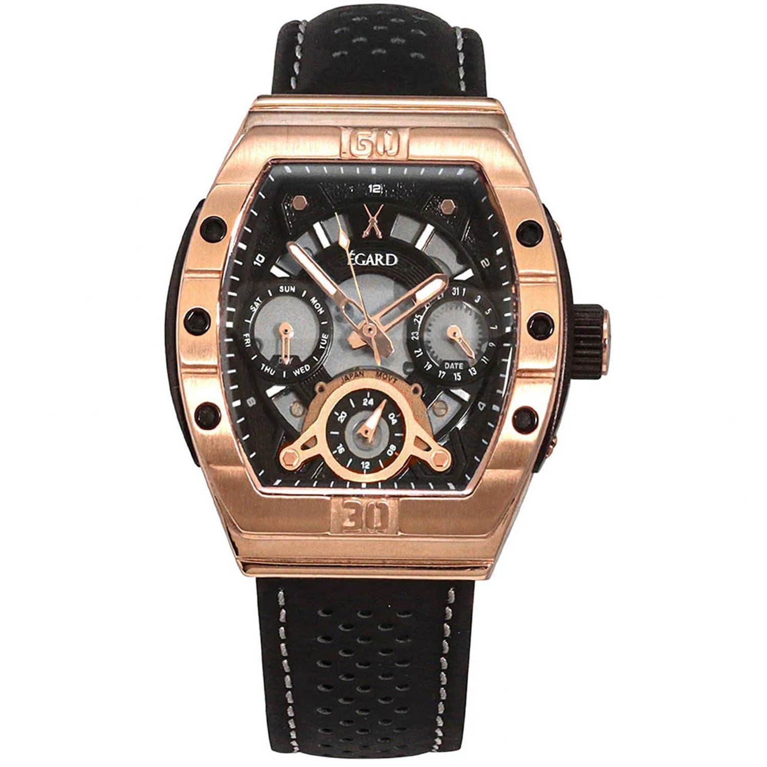 

Женские часы Egard Patriot Rose с черным циферблатом
