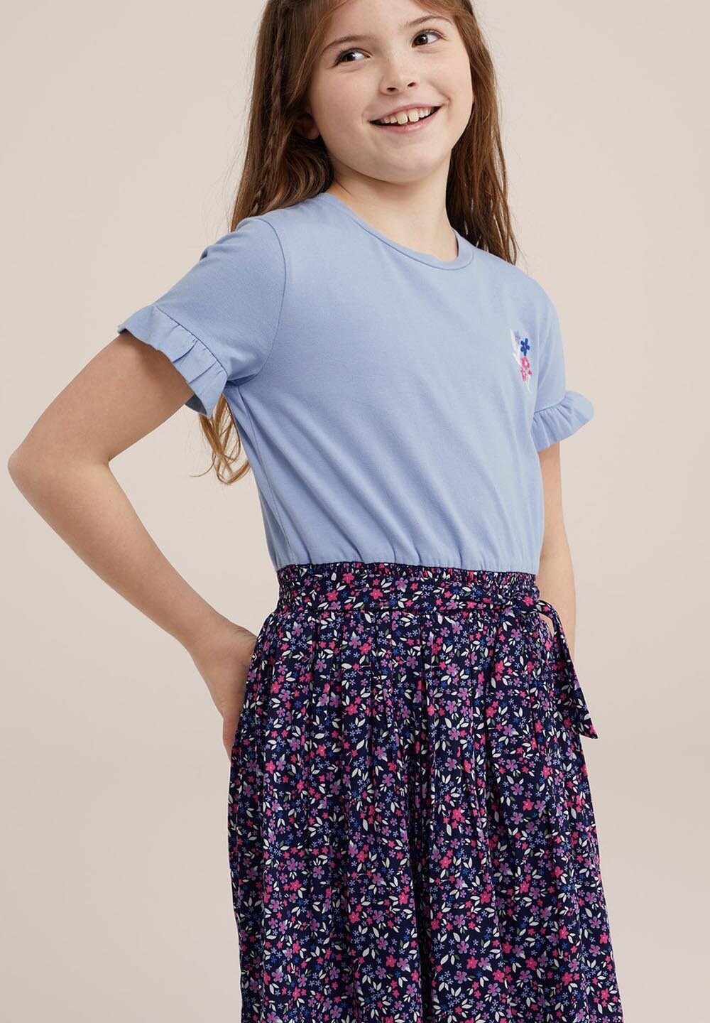 

Дневное платье WE Fashion, синее