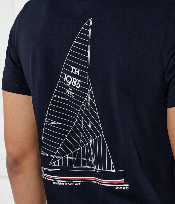 Футболка для парусного спорта Regular fit Tommy Hilfiger, синий — фото 4
