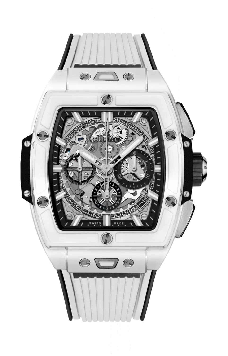 

Часы spirit of big bang white ceramic Hublot