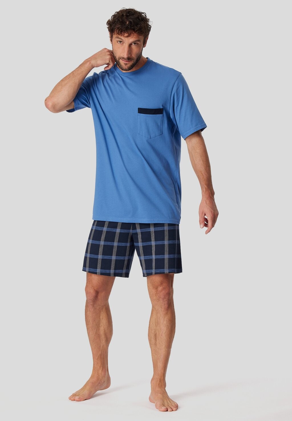 

Пижамный комплект COMFORT SET Schiesser, синий