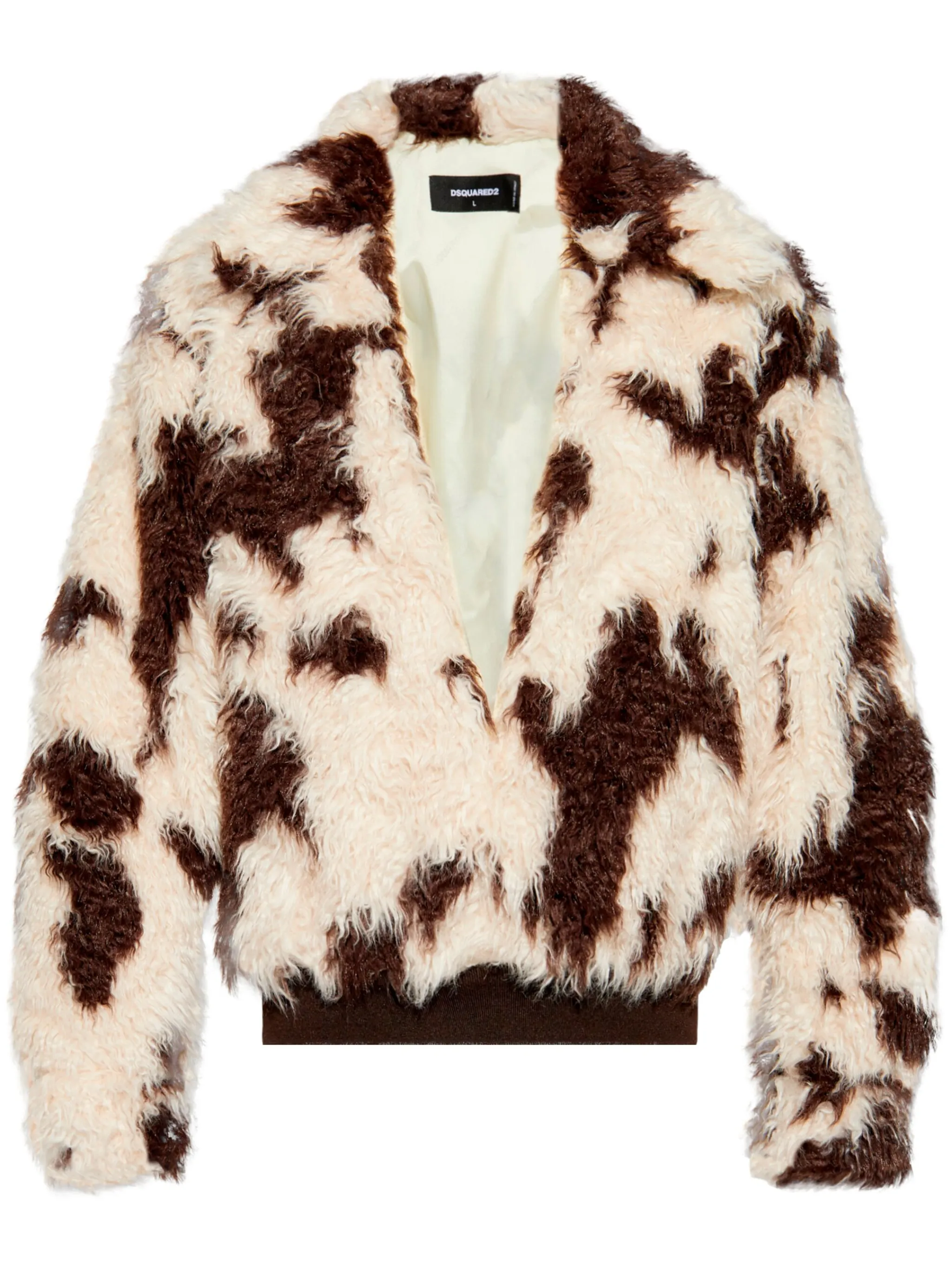 

Меховая шуба Dsquared2, коричневый