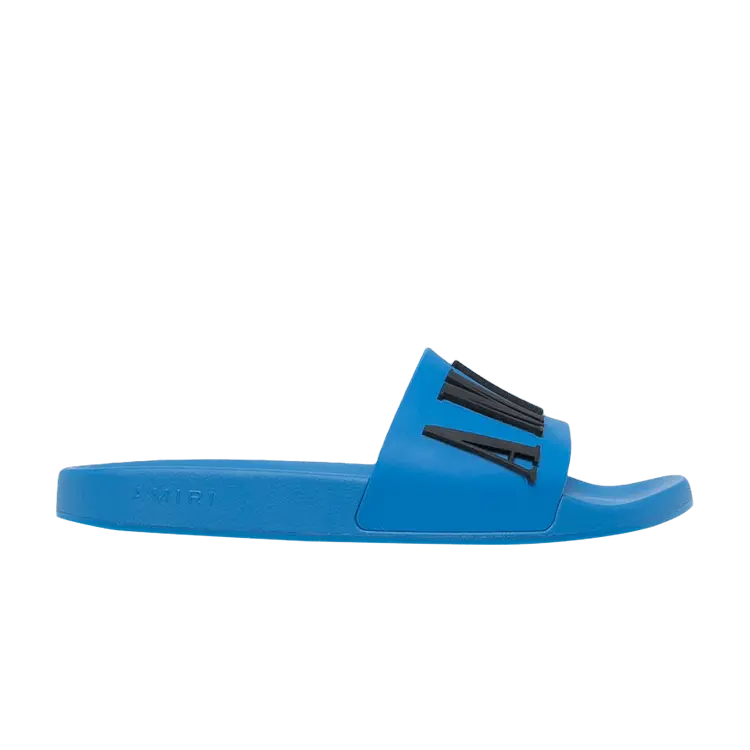 

Кроссовки Amiri Rubber Classic Logo Pool Slide Blue, синий